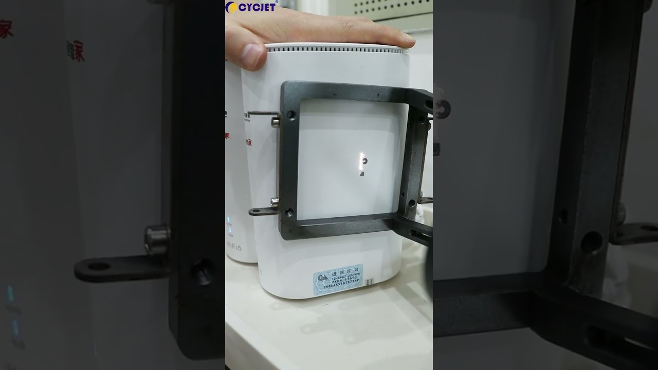 How to Mark Customized Product Logo on Plastic Case by CYCJET Portable Handheld Fiber Laser Marker