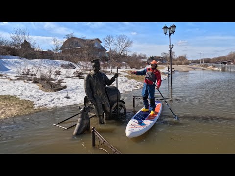 Начало половодья на Москве реке 2024