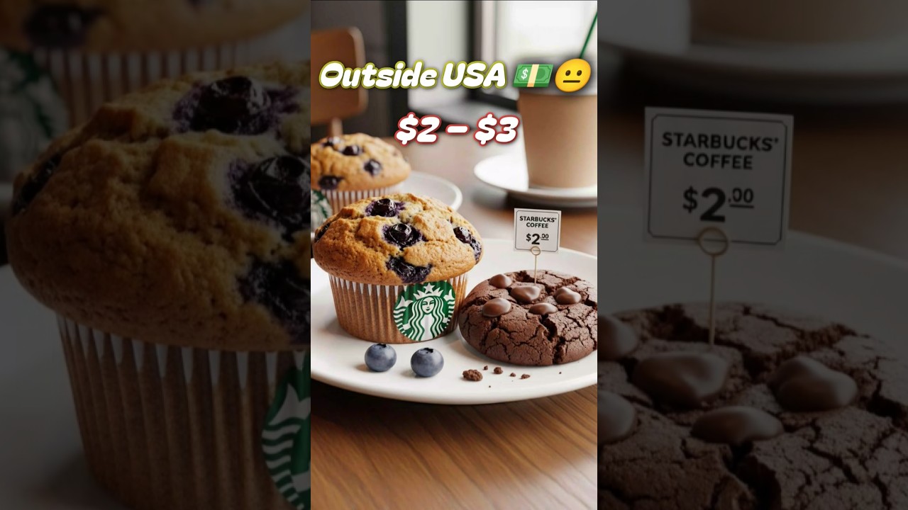 Same Starbucks 🧁 SHOCKING Price Difference! 😱 USA 🇺🇸 vs World 🌍