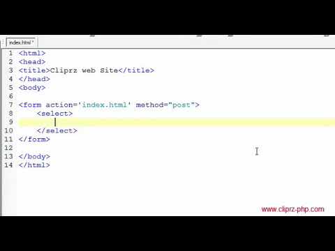 Lesson 29 (HTML) Forms Selected Disabled