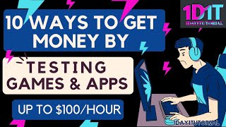 كيفية جني الأموال من اختبار الألعاب والتطبيقات | كسب المال عبر الإنترنت | 1 يوم 1 تعليمي screenshot 5