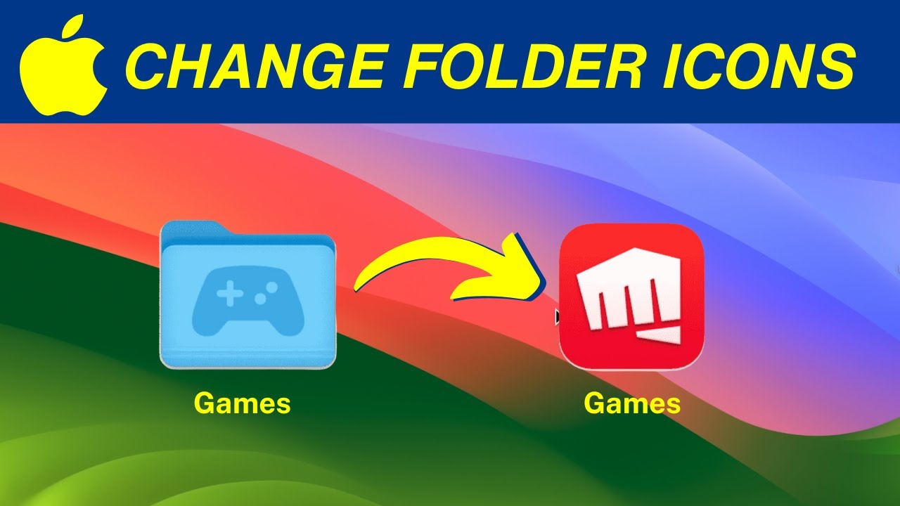 How to Change Folder Icon in macOS, MacBook Air and Pro?