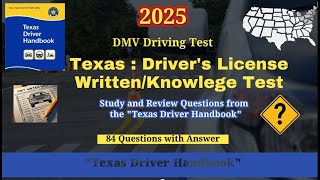 Texas Permit Test 2025 | Official Handbook Questions & Answers
