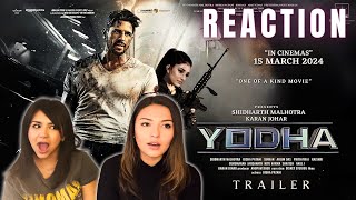 YODHA - Trailer Reaction | Sidharth Malhotra | Disha Patani