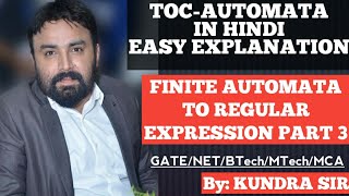 Finite Automata to Regular Expression part 3