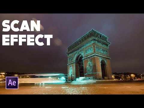 HOLLYWOOD SCAN EFFECT | AFTER EFFECTS Tutorial