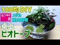 卓上【メダカのビオトープ】作り方 100均DIY!メダカ室内飼育 ダイソーアイテムで作成～How to Make a Tabletop Biotope～