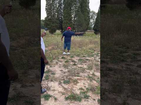 GUN FLIES OUT OF HIS HAND‼️‼️OH SH‼️T‼️🚀🚀🚀