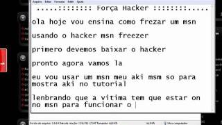 Forรงa Hacker Msn Freezer