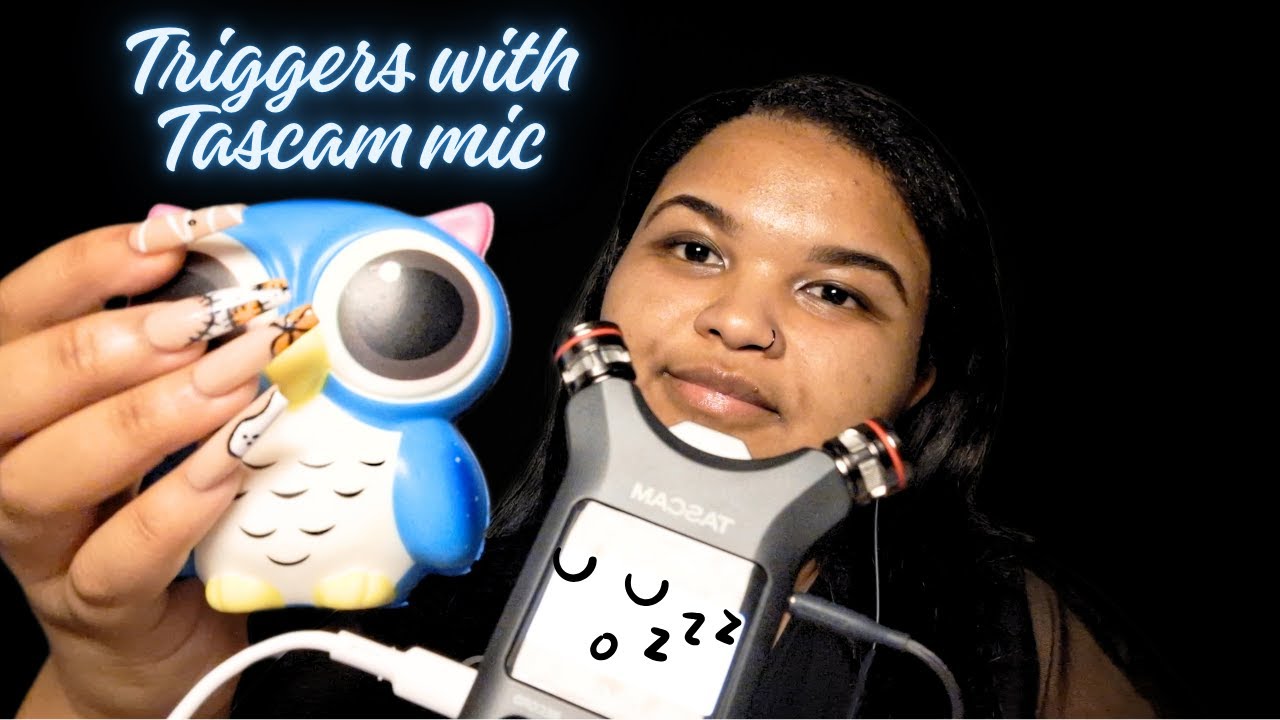 EXPERIMENTAL TRIGGERS WITH TASCAM MIC ☆ASMR☆