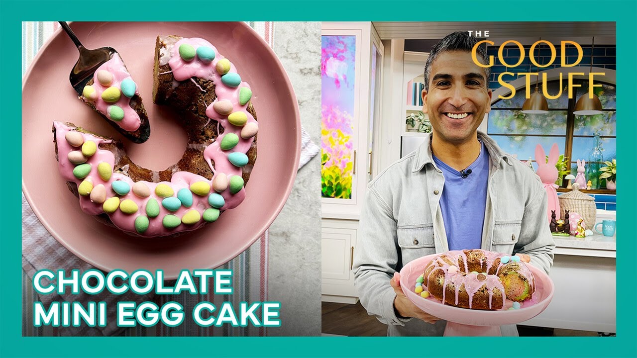 Chocolate Mini Egg Easter Cake Recipe with Shahir Massoud | The Good Stuff with Mary Berg