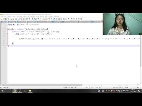 Program that will display multiplication table using the for loop.