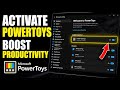How to activate Windows PowerToys for productivity shortcuts - Complete Guide