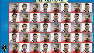 find the odd one out |iq test for real fans of football | can you pass this challenge?messi ,ronaldo