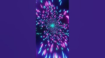 #Shorts VJ #LOOP NEON Pink Blue Teal Bokeh Tunnel #Abstract #Background Video Simple Line Pattern 4k