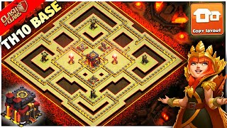 NEW BEST! Town Hall 10 Layout Copy Link | TH10 War Base Design | Clash Of Clans screenshot 5