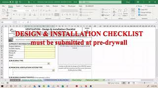City of Vancouver - Ventilation Checklists Intro