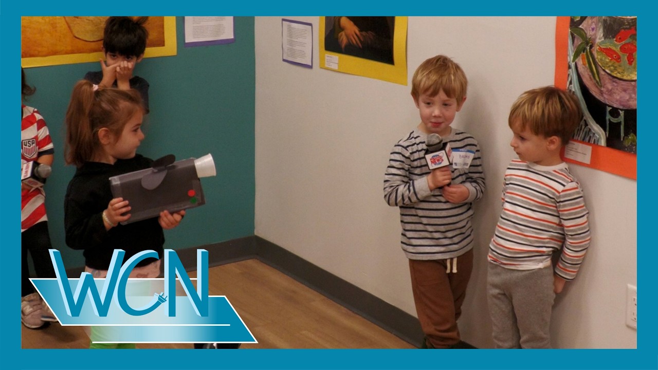 Young Reporters Take Over Watertown's Goddard School for World News Day
