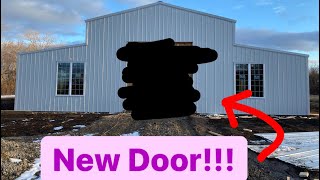 Barn has a new door!!!