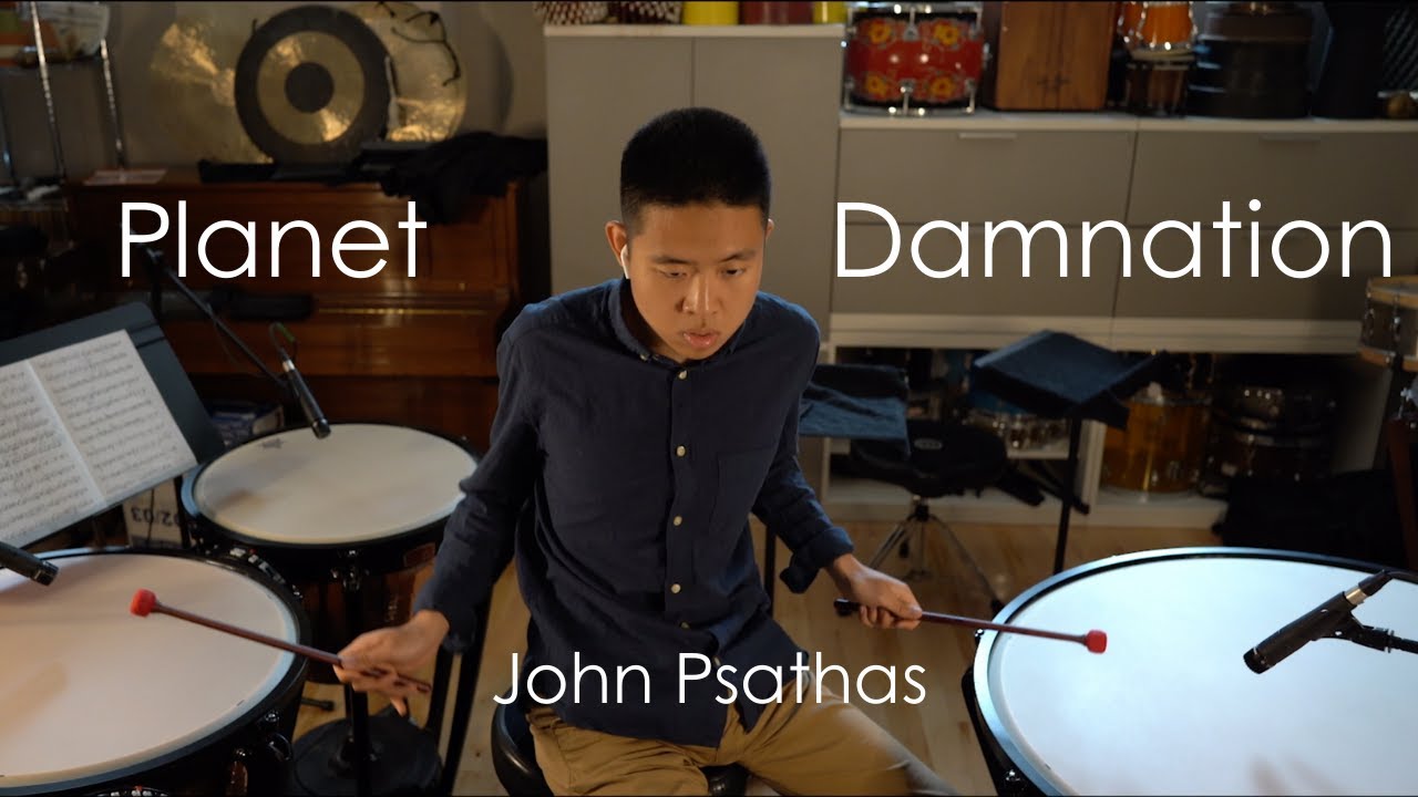 Planet Damnation - John Psathas | Performed by Sam Keh | Timpani + Audio