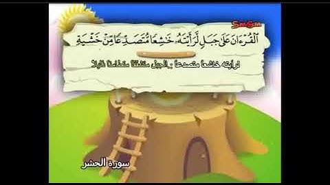 تلاوة سورة الحشر من آية (٢٠) الى آية (٢٤)