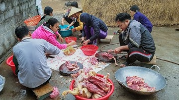 Toàn Cảnh Chi Tiết Bữa Cỗ Giỗ Quê Lúa Thái Bình 🌾