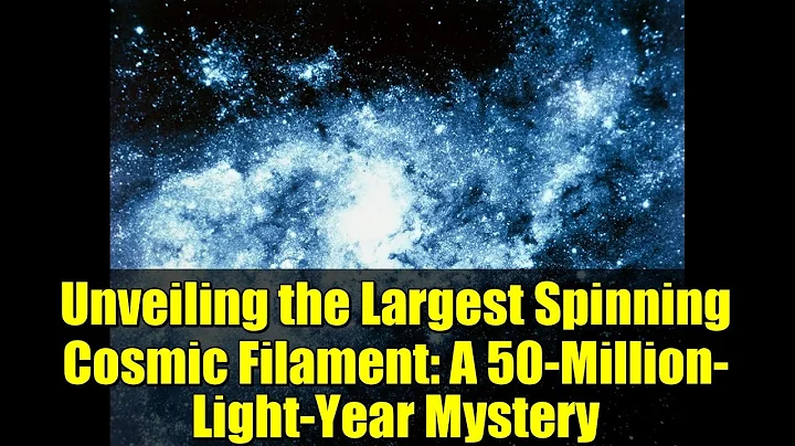 Unveiling the Largest Spinning Cosmic Filament: A 50-Million-Light-Year Mystery