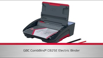 GBC CombBind® CB25E Electric Binding Machine  - Product video (EN)