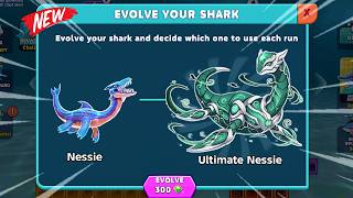 NESSIE SHARK EVOLVED INTO ULTIMATE NESSIE! NEW BIG SHARK UNLOCKED! | HUNGRY SHARK EVOLUTION screenshot 5