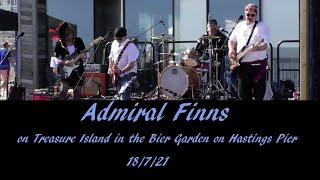 Admiral  Finns on Treasure island in Hastings Pier bier garden pirate weekend 2021