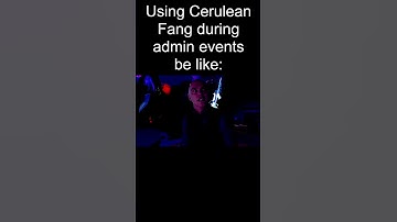 Cerulean Fang Rod during admin events be like... #roblox #fisch