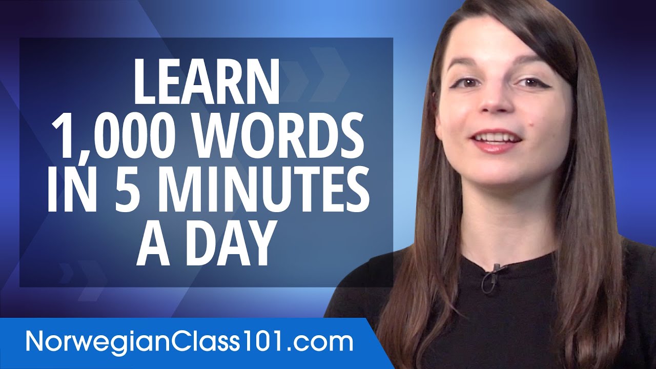 How to write 1,000 Norwegian Words in a 5 Minutes a Day