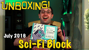 UNBOXING! Sci-Fi Block July 2016 - Ghostbusters, Star Trek, NASA