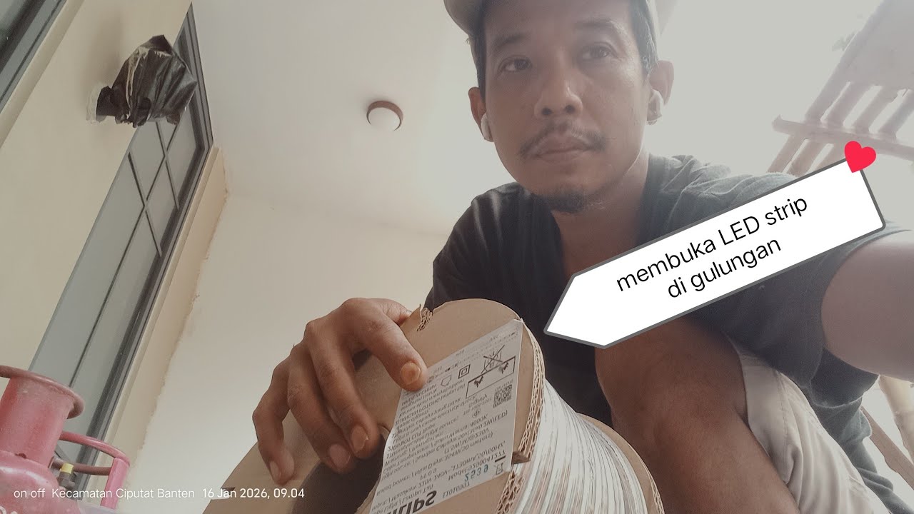 assalamualaikum..tip buka LED strip di gulungan