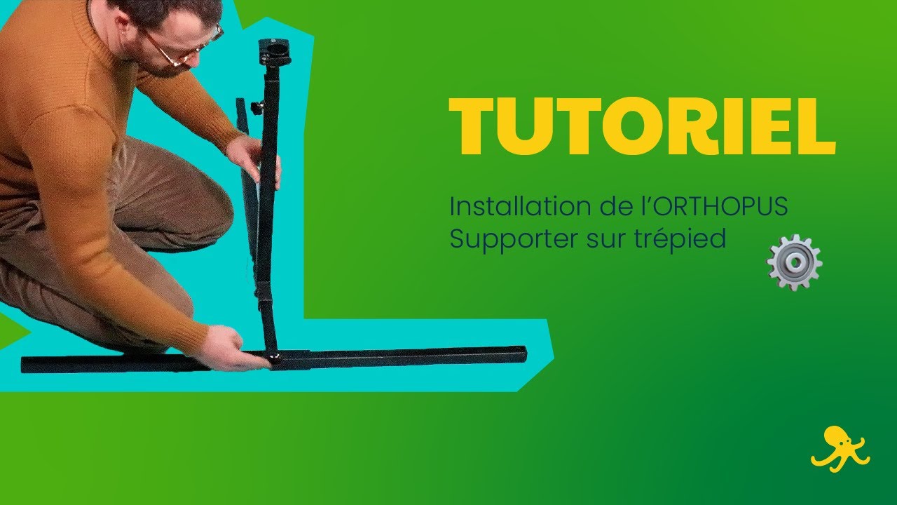 TUTORIEL - Installation de l'ORTHOPUS Supporter sur trépied ⚙️ - YouTube
