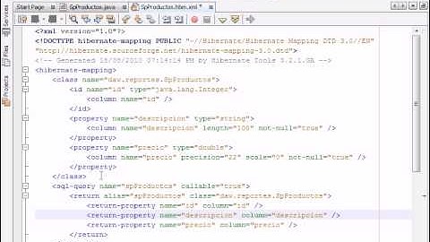Uso de Stored Procedure con Hibernate - 23 agosto 2010 Parte 2/3