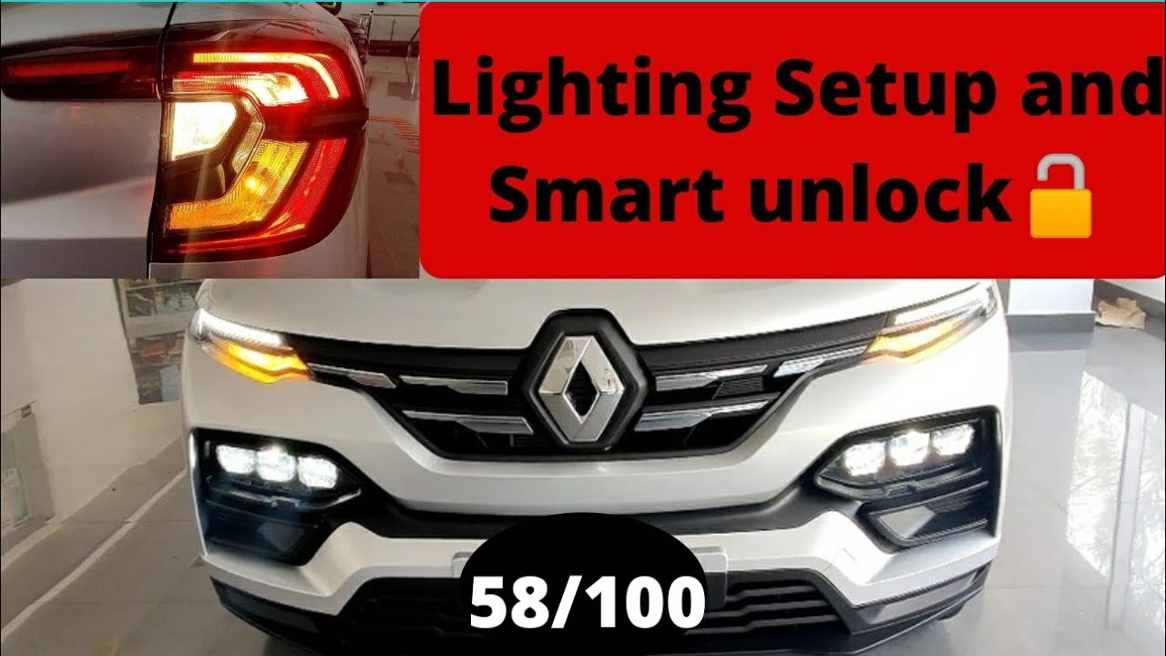 Renault Kiger 2021 Lighting Setup😎 Tri LED Headlamps 👌 3D Tail