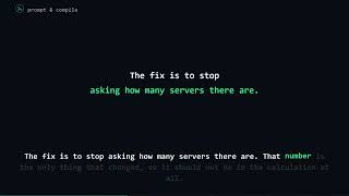 You added one cache server. 88% of your keys moved. #systemdesign