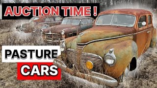 Indiana Auction Farm Implements, Trucks, Vehicles, John Deere Mowers, Hearse + More