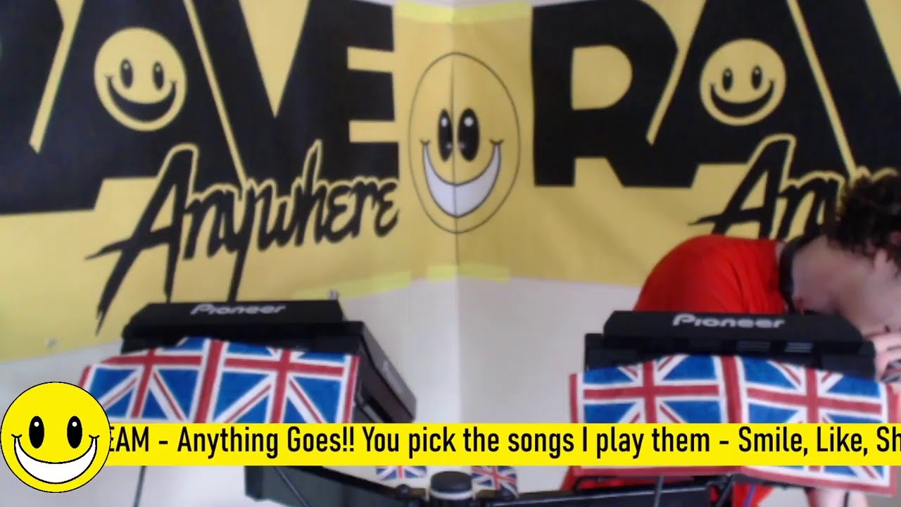 DJC's Oi Oi, I'm a Raver & I Rave Anywhere Live Stream on VE Day ...