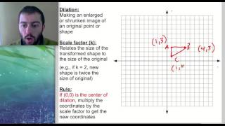 Coordinate Dilations from The Origin - Geometry