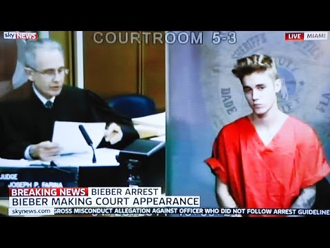 Video: Justin Bieber arrestert