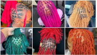 Colorful Dreadlocks Hairstyles For Black Women // #dreadlocks #dreadlocksstyles #dread #dreads