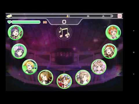 『スクフェス』「初見」きっと青春が聞こえる(Master)ライブスピード9 カットイン有り
