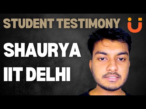 Shaurya - IIT Delhi | UnchaAi Student Testimonial - video from UnchaAI