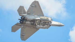 F-22 Raptor Demonstration & Heritage Flight @ Thunder over Georgia Air Show 2019