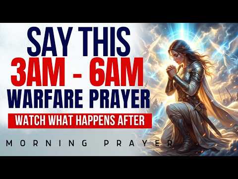 POWERFUL Morning Prayer Against Evil Forces | 3am-6am Fourth Watch |