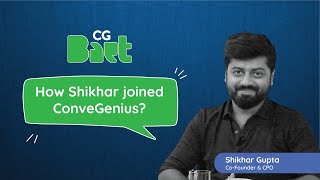 How Shikhar Joined Convegenius