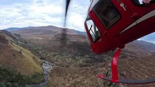 360 degree video: Bell 407 waterfall lift off and torque turn