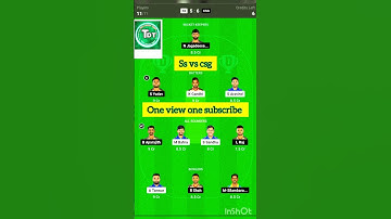 SS VS CSG🇮🇳🤑||ss cs csg||ss vs csg dream11||ss vs csg dream11 prediction #shorts #ytshorts #youtube